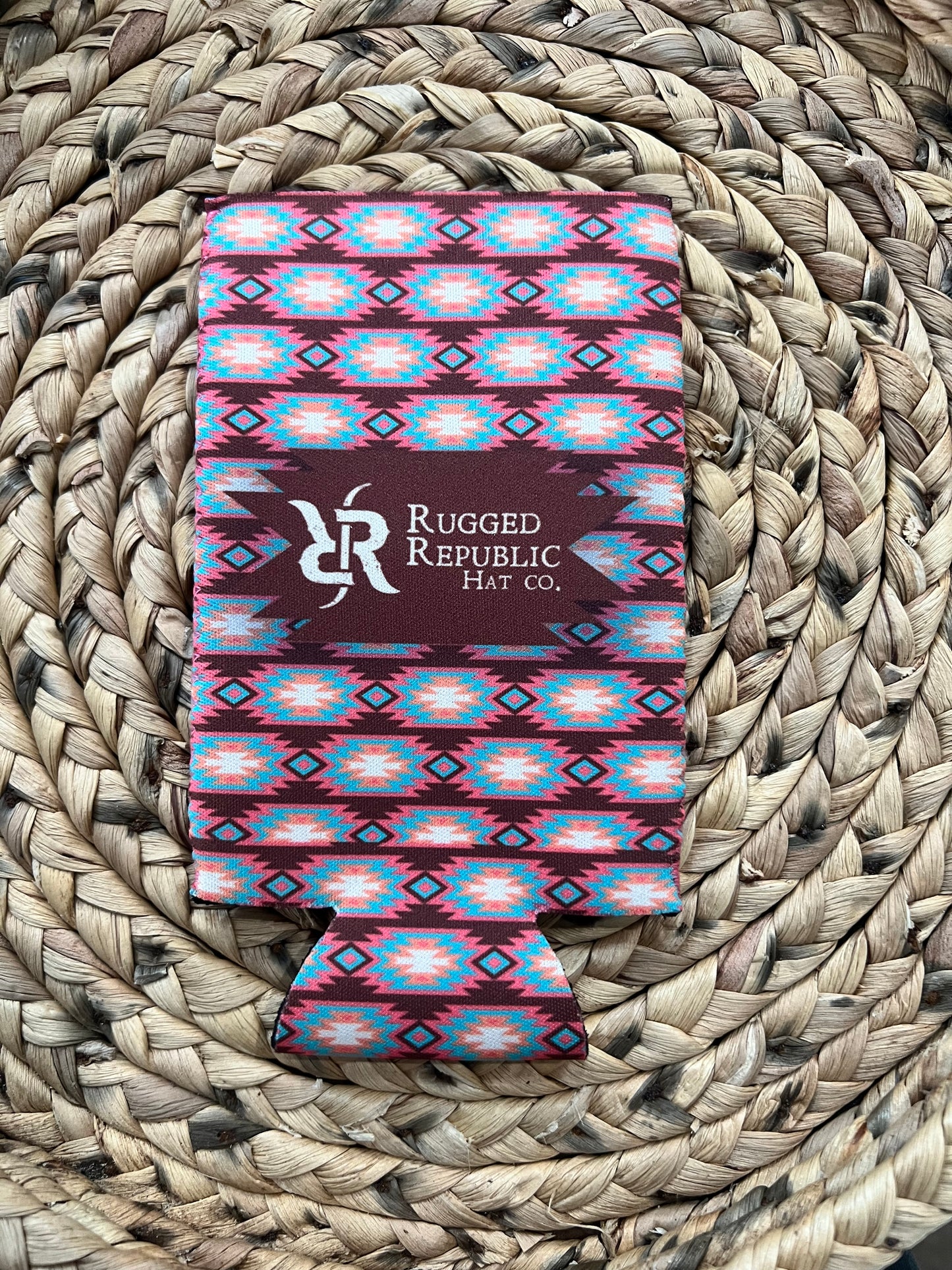 Brown Serape Slim Coozie